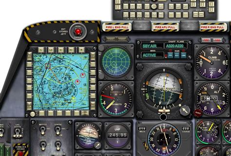 A-10 Warthog instrument panel